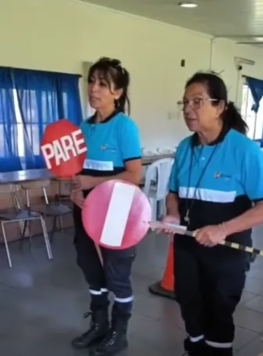 Un instante de la reciente actividad.