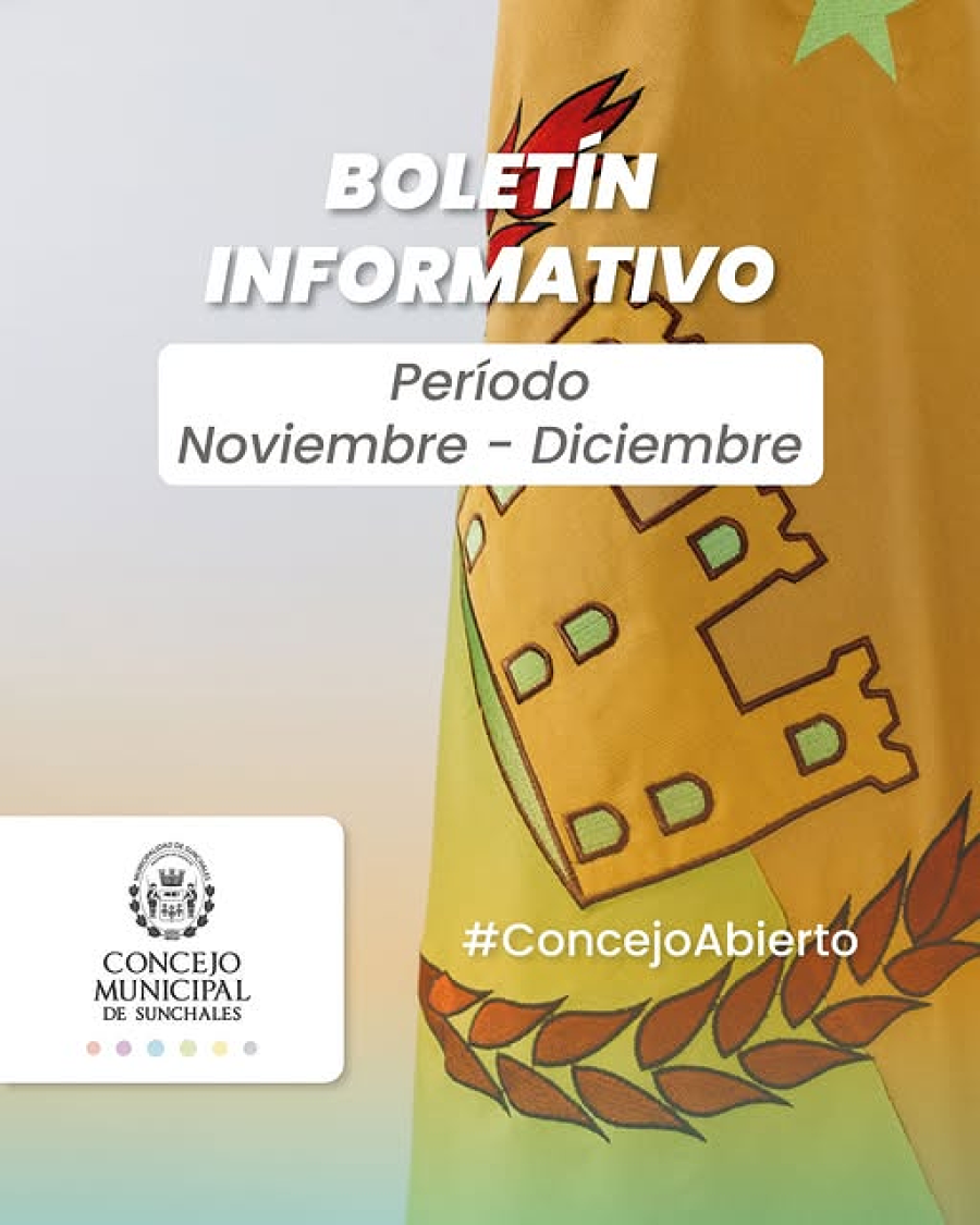 BOLET&Iacute;N INFORMATIVO. Puede consultarse en la web del Concejo.