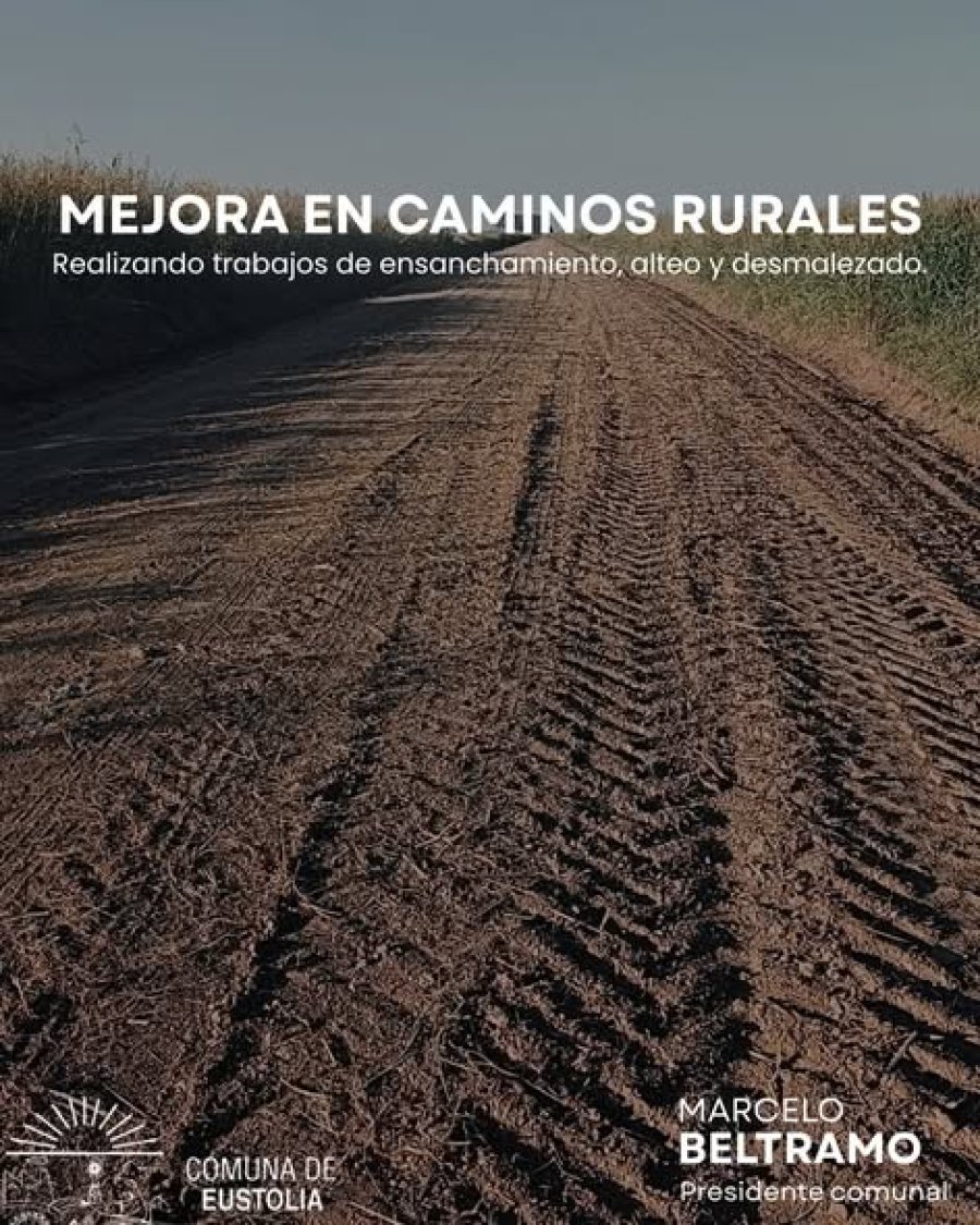 Uno de los caminos intervenidos por la Comuna.