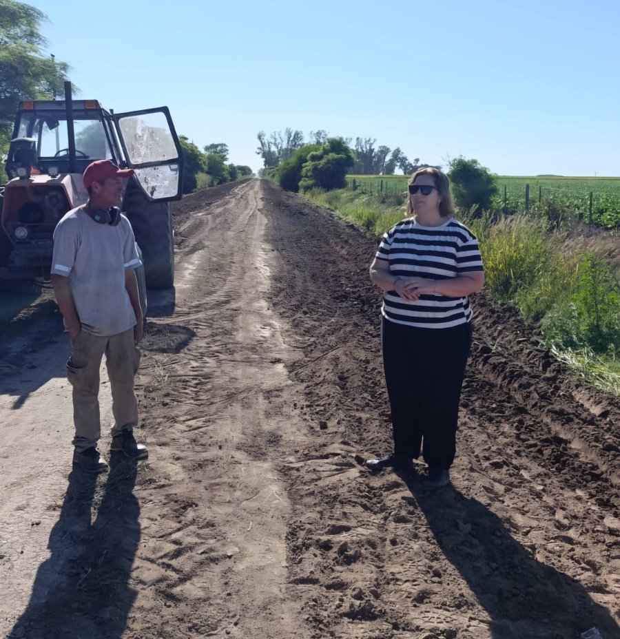 La titular de la Comuna visit&oacute; la obra.