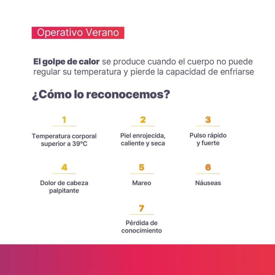 C&oacute;mo evitar golpes de calor.