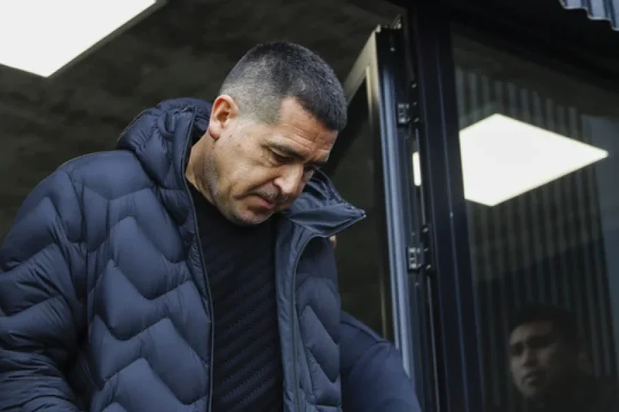 El presidente de Boca, Juan Rom&aacute;n Riquelme.