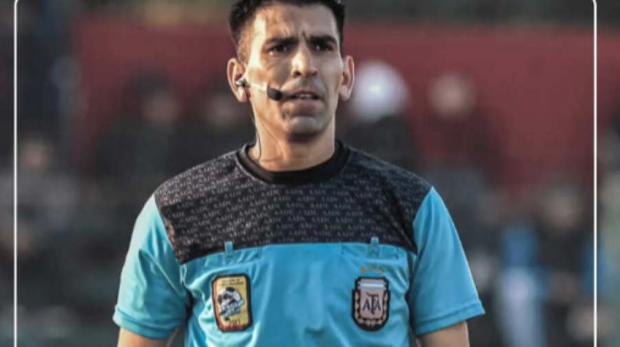 DESIGNADO. El &aacute;rbitro Leandro Dominguez.