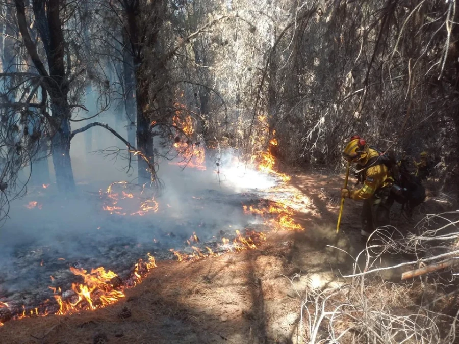 En medio de los incendios, giran m&aacute;s fondos a los bomberos.