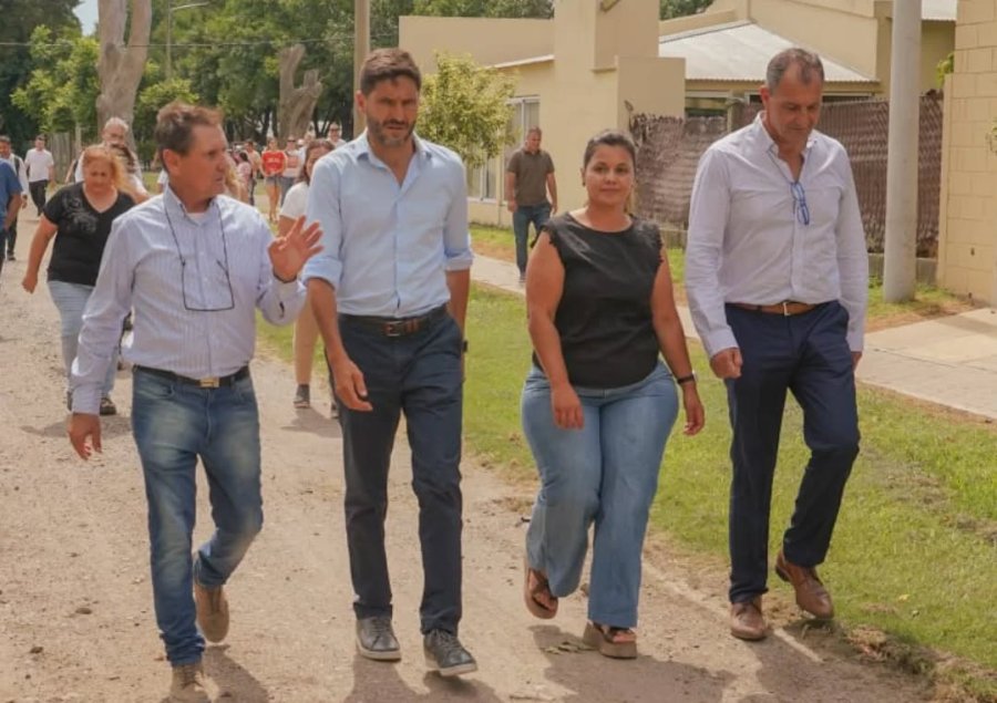 La visita cumplida en la Escuela N&deg; 6145.