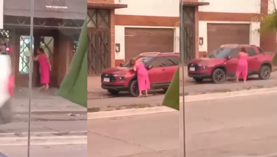 Con un martillo, una mujer caus&oacute; da&ntilde;os al veh&iacute;culo de su ex pareja. to de su ex.