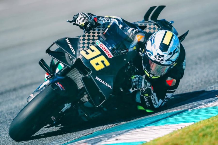 Joan Mir fue el m&aacute;s veloz con la Honda en el segundo d&iacute;a del test en Sepang.