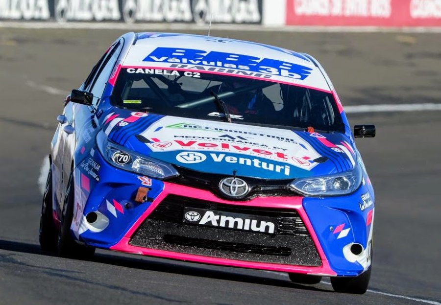 Juan Ignacio Canela clasific&oacute; quinto con el Toyota Yaris.