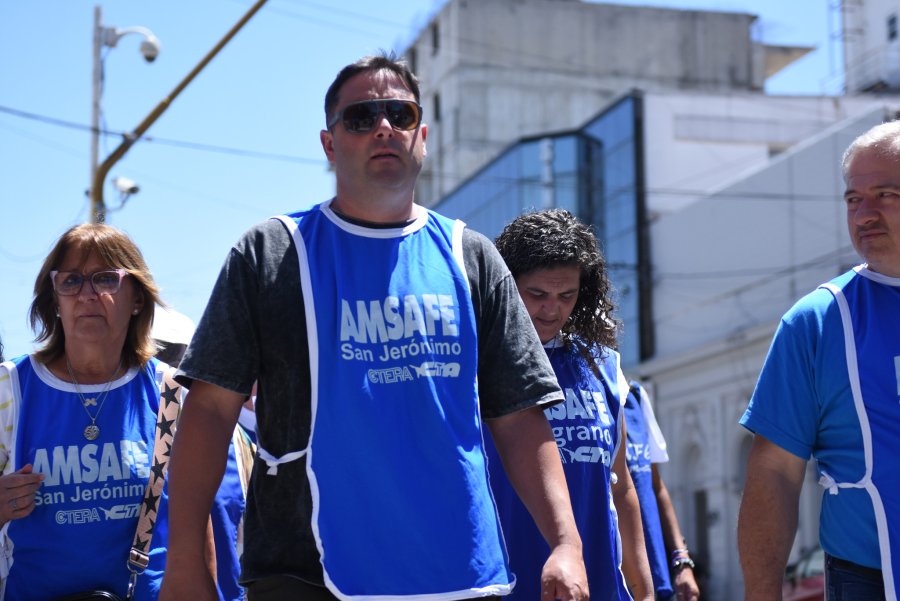 El gremio docente de Amsafe es uno de los que espera la convocatoria del Gobierno provincial.
