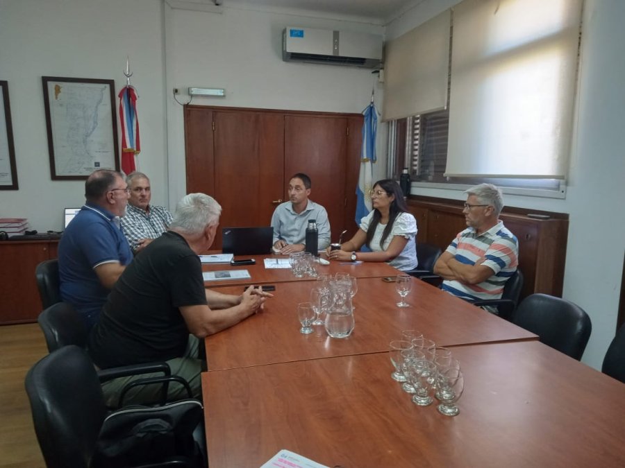 El reciente encuentro en la dependencia provincial.