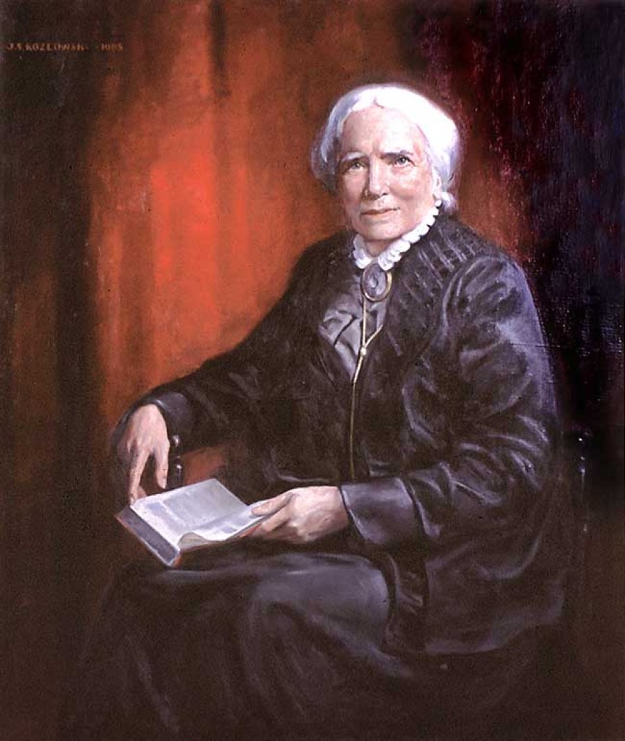 Retrato de Elizabeth Blackwell por Joseph Stanley Kozlowski, 1963.