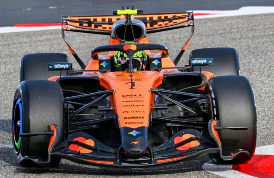 Lando Norris consigui&oacute; el mejor tiempo en la primera jornada.