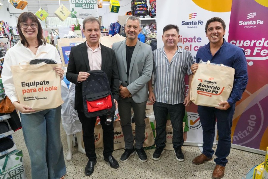 La Provincia de Santa Fe volvi&oacute; a poner en marcha &ldquo;Equipate para el cole&rdquo;.