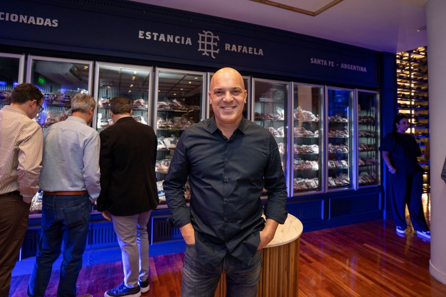 Santiago Giorgini, el chef principal del programa La Pe&ntilde;a de Morfi. (FOTO RA)