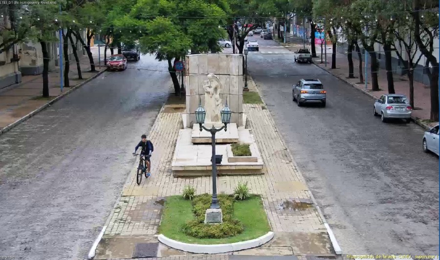 C&aacute;maras de alta tecnolog&iacute;a alrededor de la Plaza 25 de Mayo.