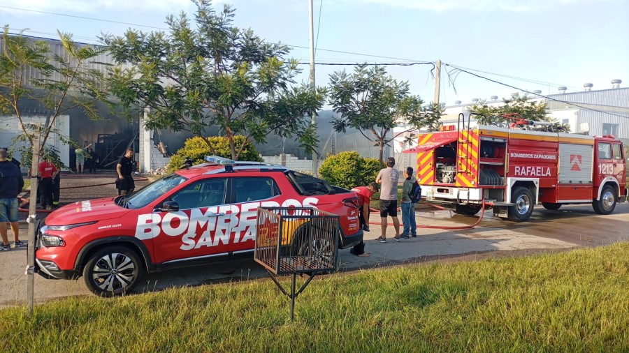 A lo largo de la ma&ntilde;ana los bomberos lograron controlar las llamas. (FOTO DGB)