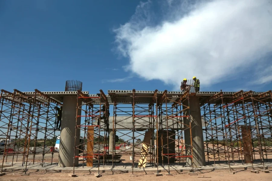 La construcci&oacute;n qued&oacute; muy afectada por el cierre de empresas.