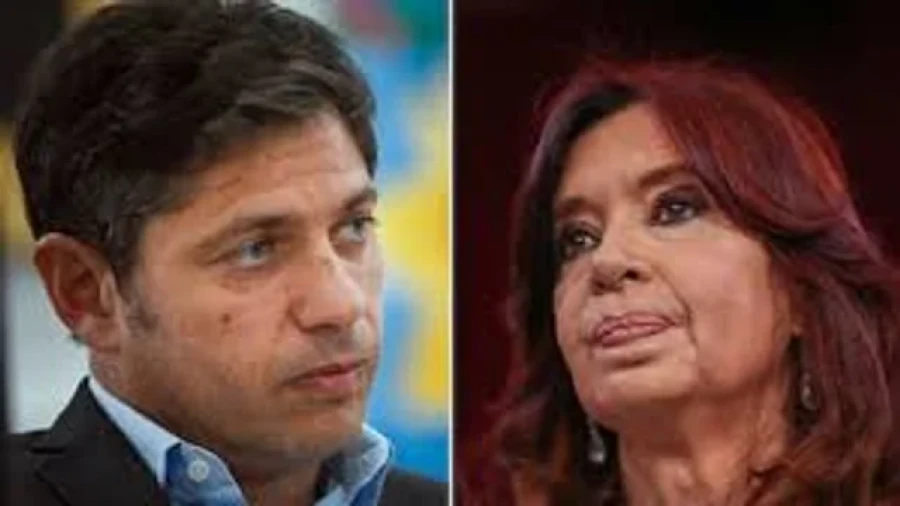 Kicillof y Cristina Kirchner.