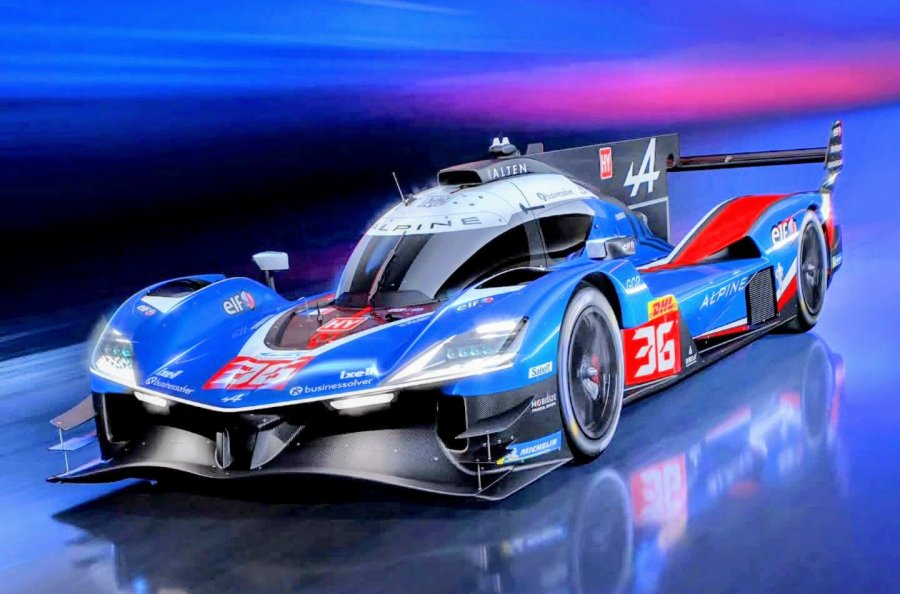 El nuevo Alpine A424 que correr&aacute; en las 24 Horas de Le Mans.