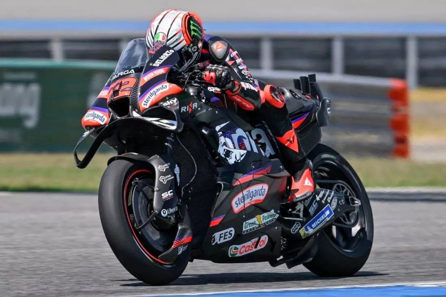 Marco Bezzecchi logr&oacute; el mejor tiempo con una Aprilia.