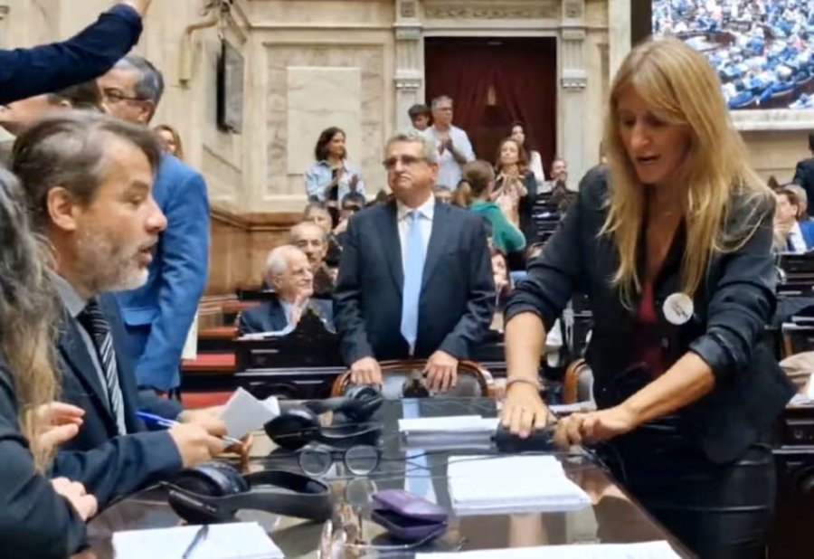 El bloque libertario pidi&oacute; expulsar a la diputada santafesina Florencia Carignano por desconectar los taqu&iacute;grafos durante la sesi&oacute;n que dio media sanci&oacute;n a la Reforma Laboral.