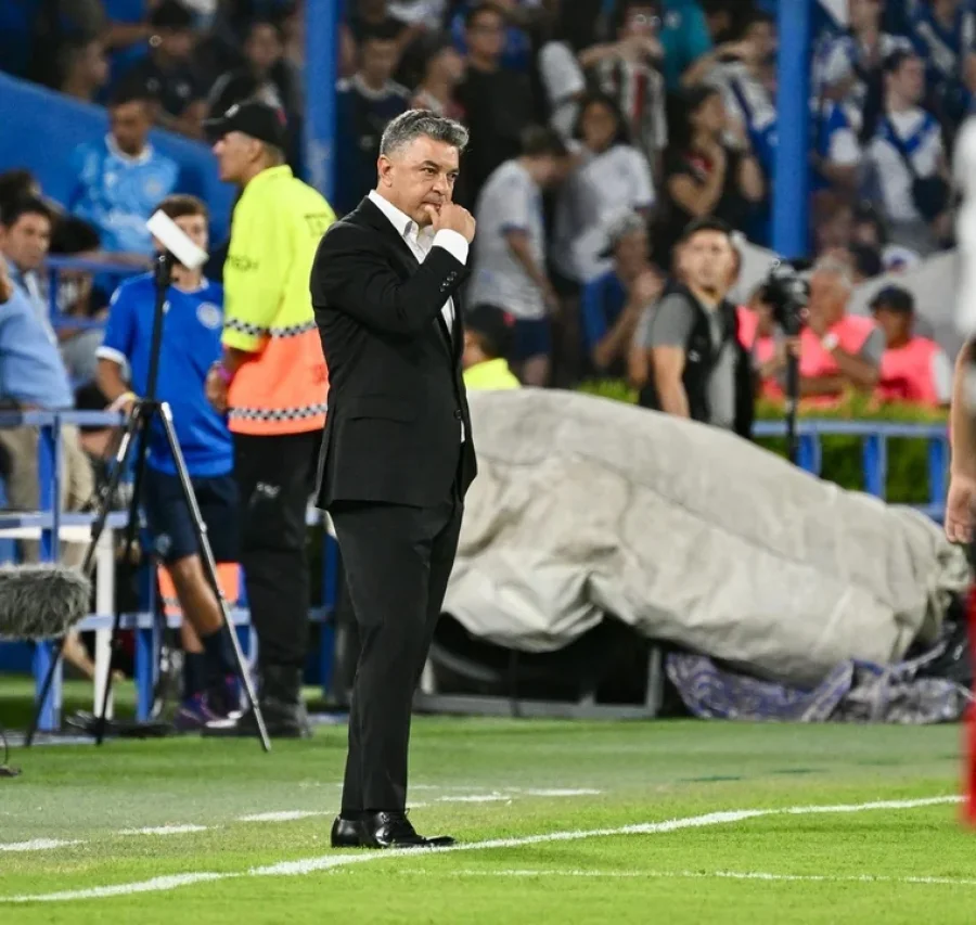 El director t&eacute;cnico de River, Marcelo Gallardo.