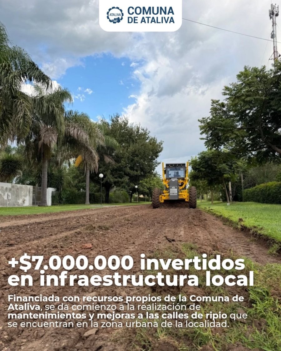 La Comuna destac&oacute; la obra reci&eacute;n iniciada.