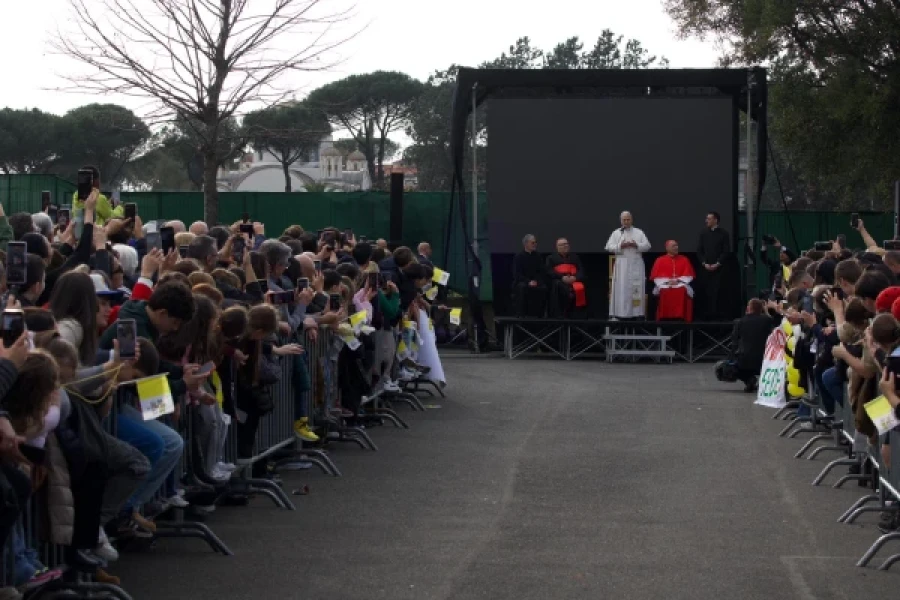 La celebraci&oacute;n de ayer en Santa Mar&iacute;a de la Presentaci&oacute;n.