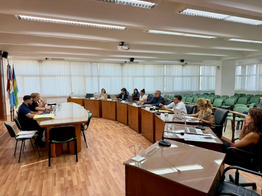 El Concejo durante la reuni&oacute;n de comisiones de este martes por la ma&ntilde;ana, que se extendi&oacute; algo m&aacute;s de tres horas.