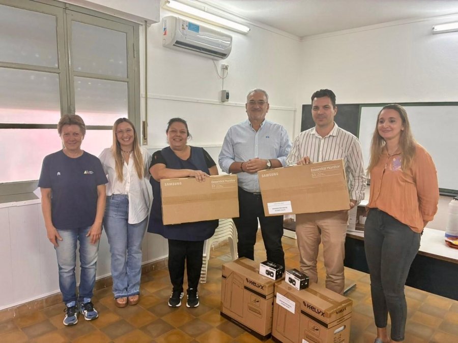 EN HUMBERTO PRIMO. Un instante del reciente encuentro.