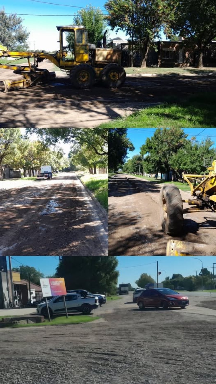 La Comuna trabaja en distintos frentes para mejorar la infraestructura vial.