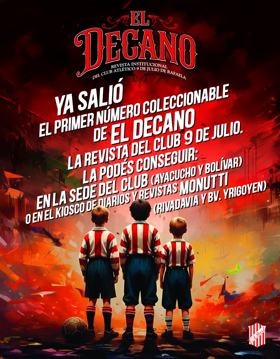 TAPA. El primer n&uacute;mero de El Decano.