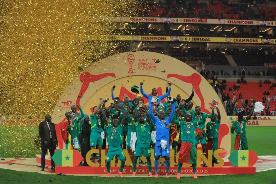 RECUERDO. El festejo senegal&eacute;s hace dos meses.