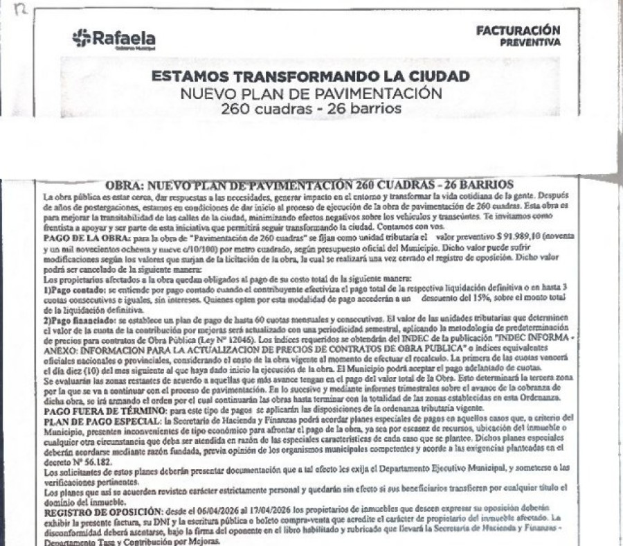 Este programa contempla la intervenci&oacute;n en 255 cuadras de m&aacute;s de 20 barrios.