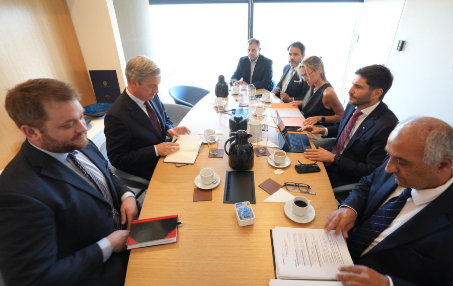 La reuni&oacute;n entre los representantes gubernamentales de la provincia de Santa Fe y de la Uni&oacute;n Europea se llev&oacute; a cabo en Buenos Aires. (FOTO SCS)