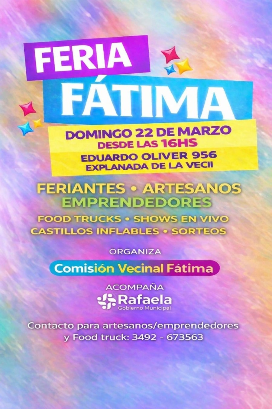 La propuesta invita a vecinos a disfrutar de una tarde al aire libre.