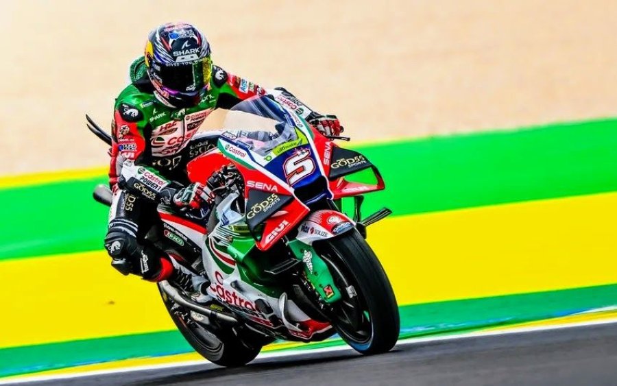 Johann Zarco fue el mejor hasta que comenz&oacute; a llover.
