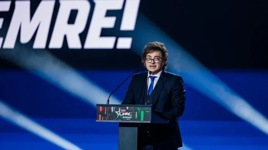 Milei ratific&oacute; el rumbo de su ajuste fiscal ante el foro h&uacute;ngaro.