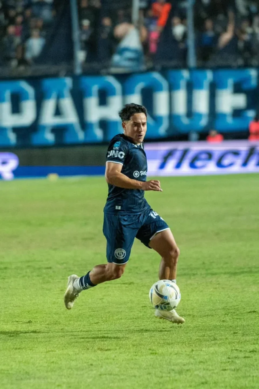 Luciano G&oacute;mez, autor del primer gol del partido.