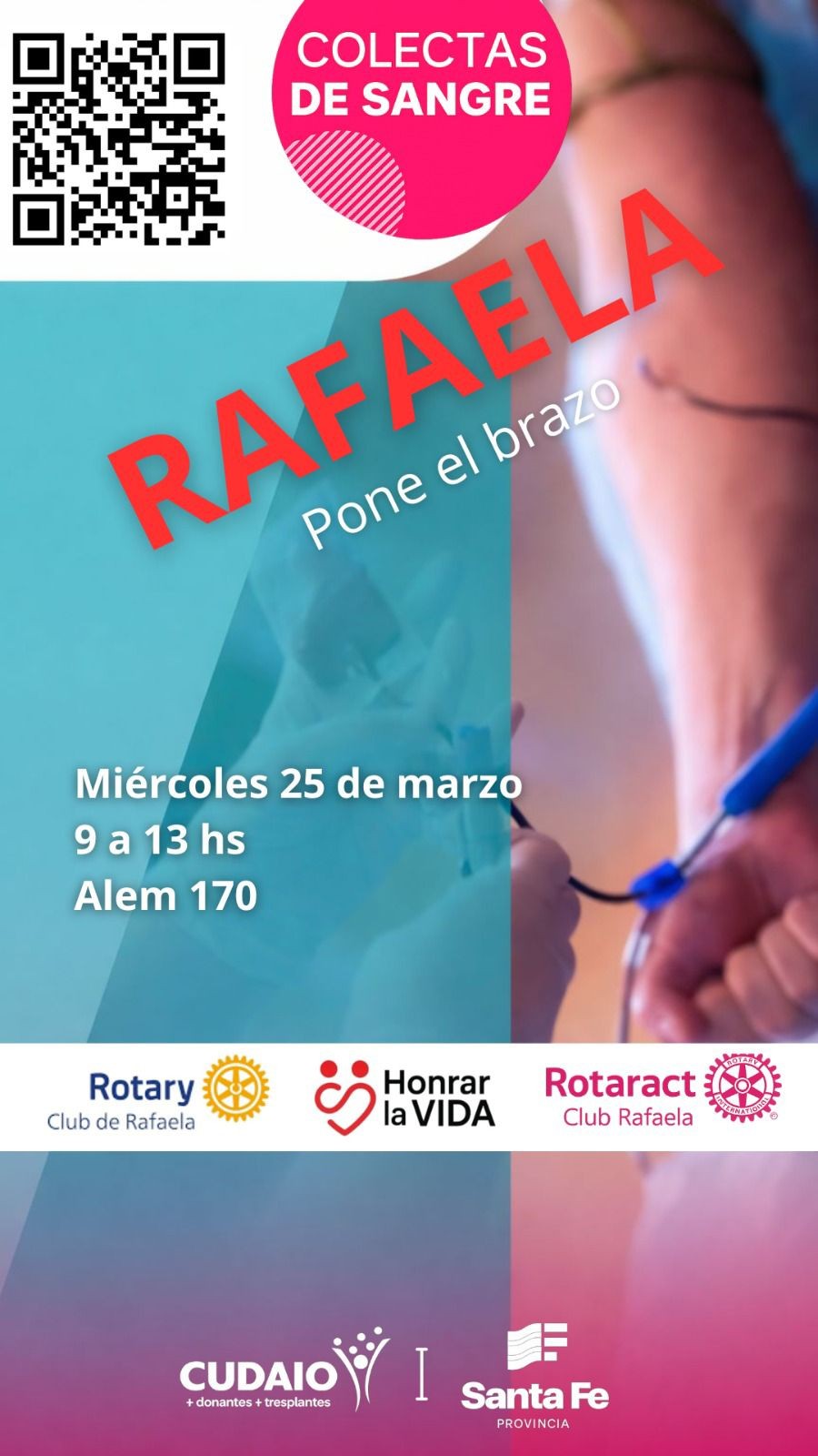 Una donaci&oacute;n puede ayudar a hasta 3 personas.