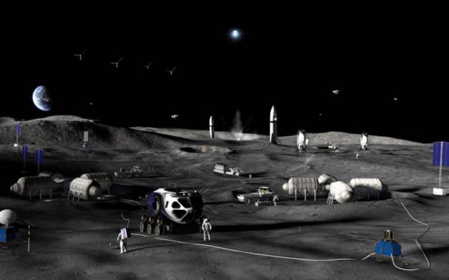 EXPLORACION ESPACIAL. El organismo estadounidense confirm&oacute; un proyecto millonario para instalar un asentamiento humano en la superficie lunar antes de 2035.
