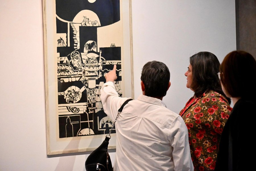 Tras la ceremonia, se realiz&oacute; la inauguraci&oacute;n de la muestra "Acciones pol&iacute;ticas: denuncia, memoria y resistencia". (FOTO PRENSA MUNICIPAL)