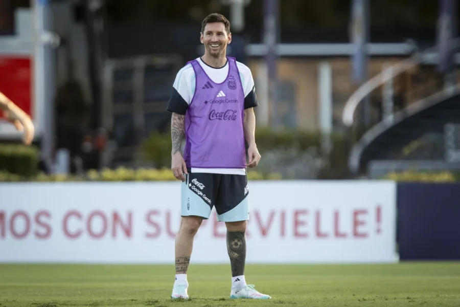 El capit&aacute;n de la Selecci&oacute;n argentina, Lionel Messi.