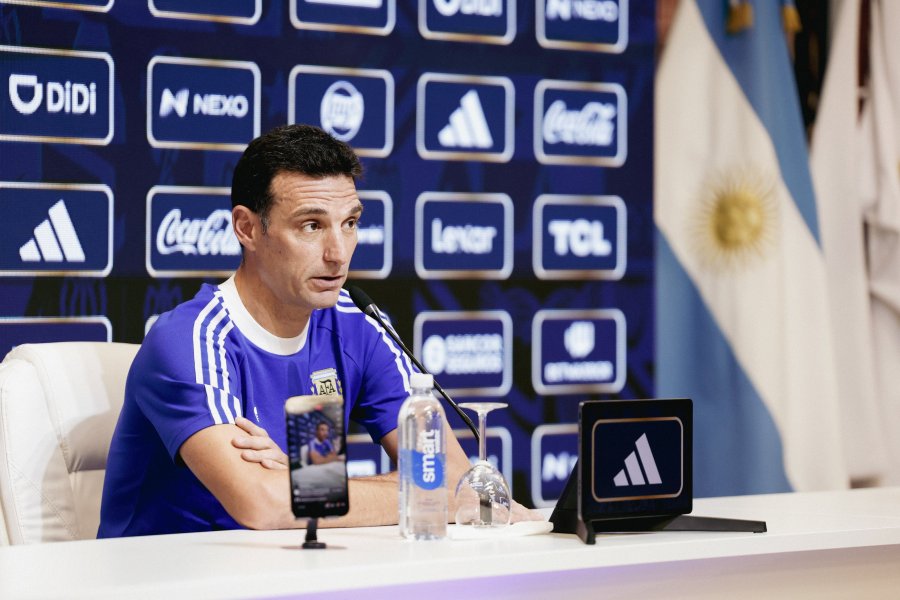 El director t&eacute;cnico de la Selecci&oacute;n argentina, Lionel Scaloni.