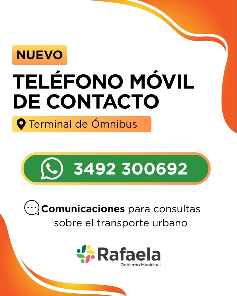 Canal de contacto exclusivo para el transporte urbano de pasajeros.