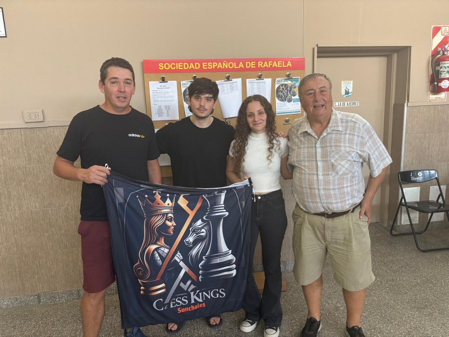 El equipo sunchalense que intervino en la justa rafaelina.