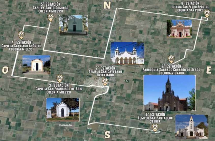 El recorrido programao para la tradicional realizaci&oacute;n.