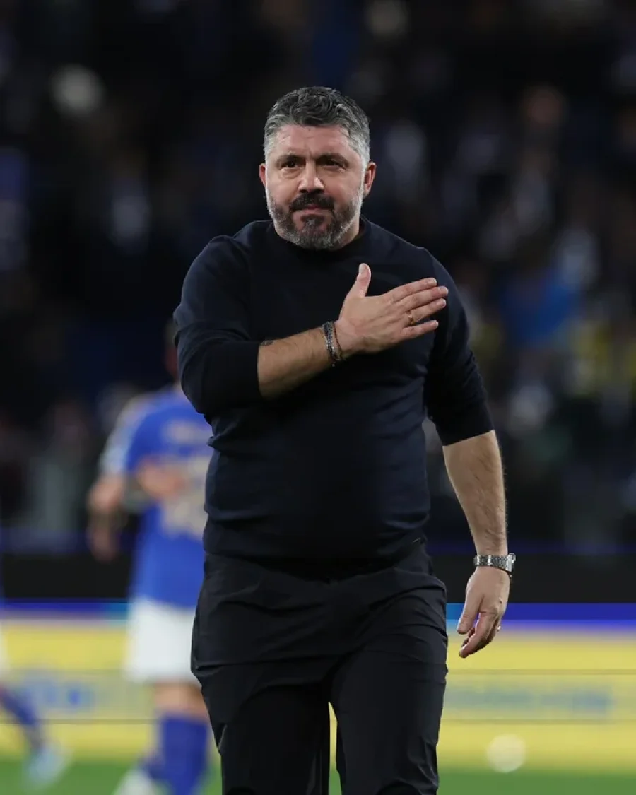 Gennaro Gattuso, entrenador del combinado italiano, durante el pasado triunfo ante Irlanda del Norte.