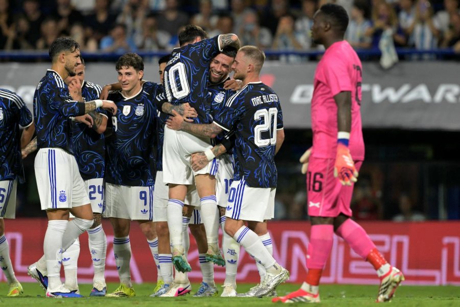 GOLEADA ARGENTINA ANTE ZAMBIA EN EL AMISTOSO JUGADO EN LA BOMBONERA