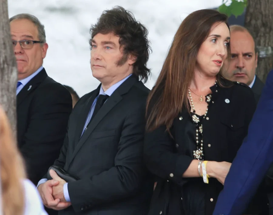 El presidente de la Naci&oacute;n, Javier Milei y la vicepresidenta, Victoria Villarruel.